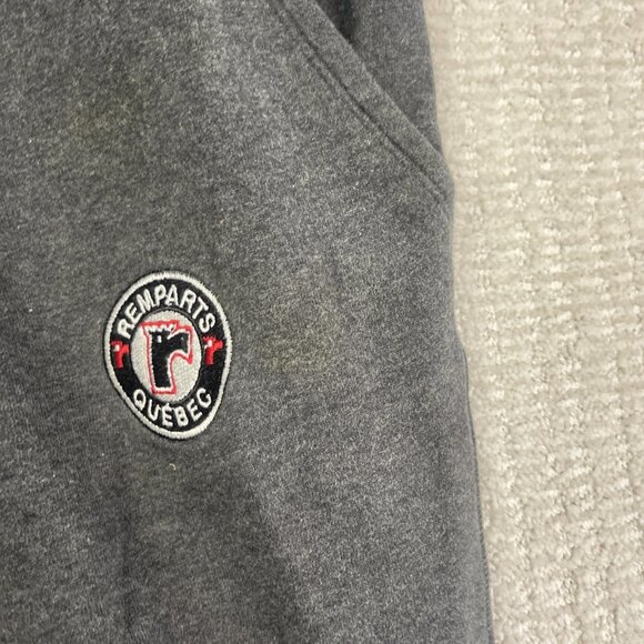 Under Armour x Quebec Remparts LHJMQ Loose Fit Gray Sweat Pants Size M ColdGear* - Picture 10 of 13